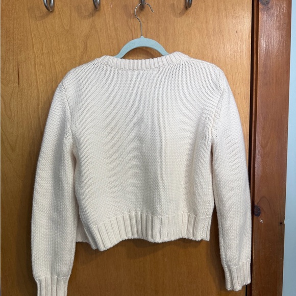 Zara Cream Knit Cardigan - Picture 2 of 4